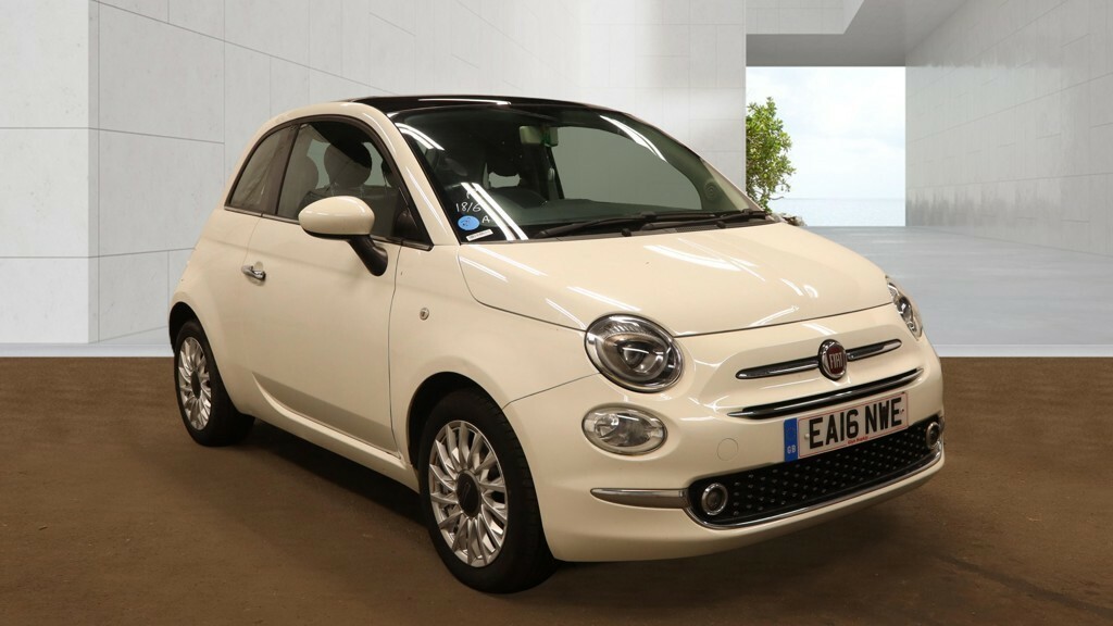 Fiat 500 1.2 500 My17 1.2 69Hp Lounge White