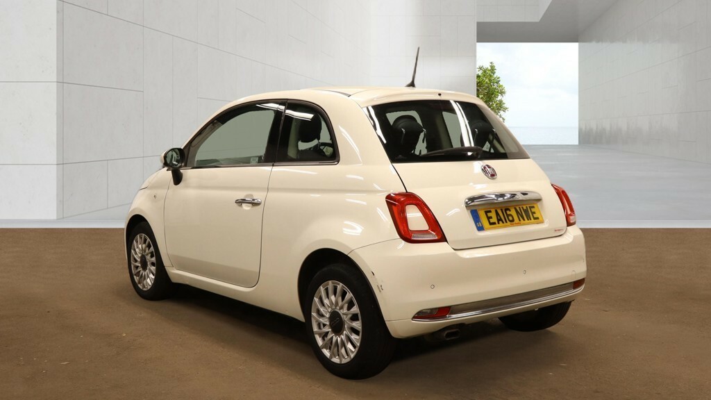 Fiat 500 1.2 500 My17 1.2 69Hp Lounge White #4