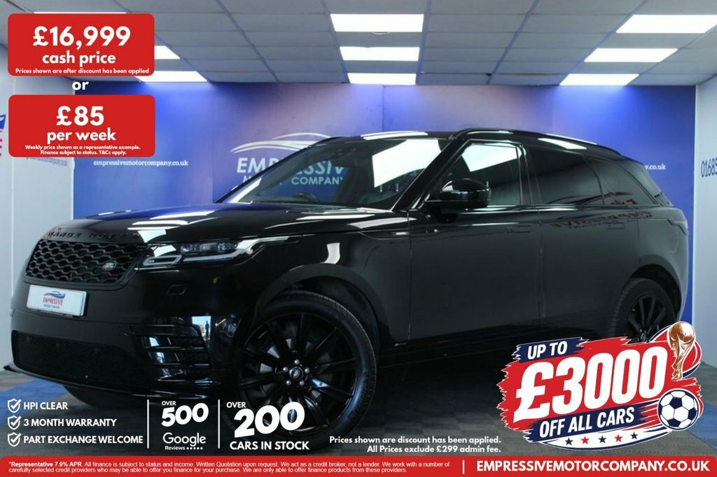 Land Rover Range Rover Velar 2L R-dynamic Se YB20CFM Black