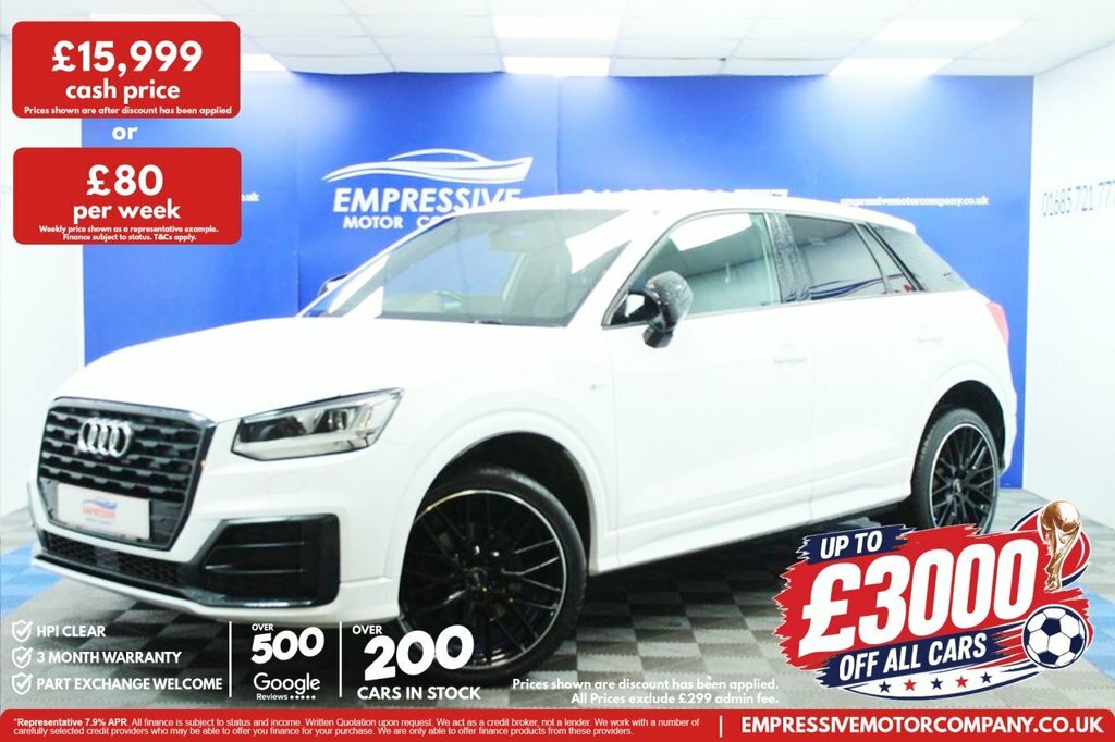 Audi Q2 1.6L Black Edition White