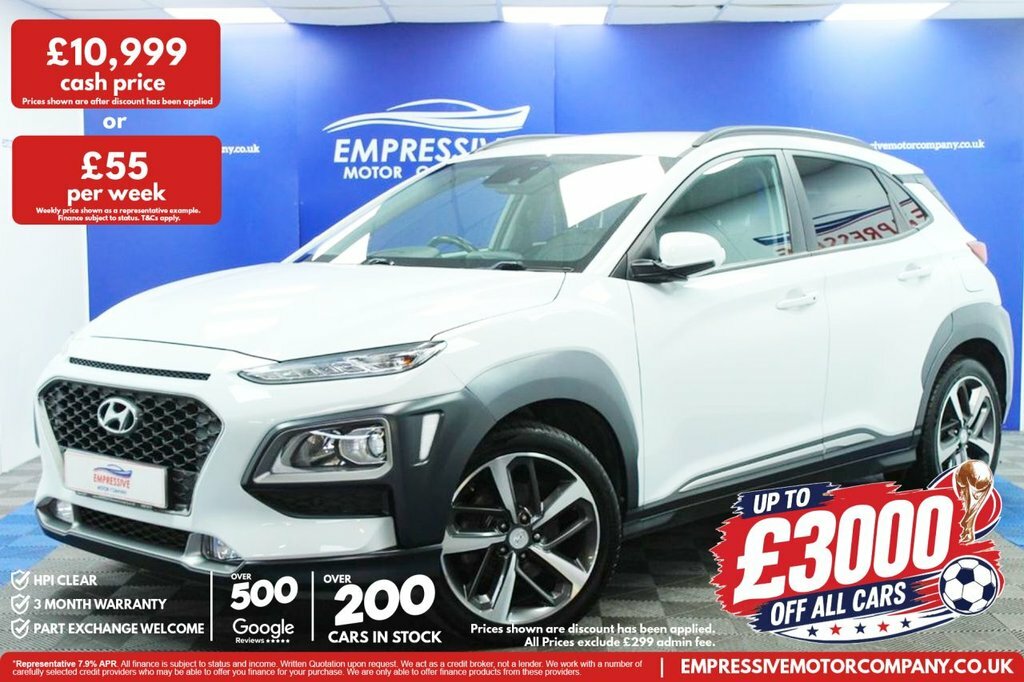 Hyundai Kona 1L Premium Se White