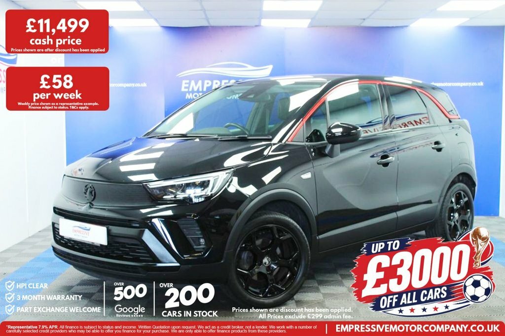 Vauxhall Crossland 1.2L Gs Line Black