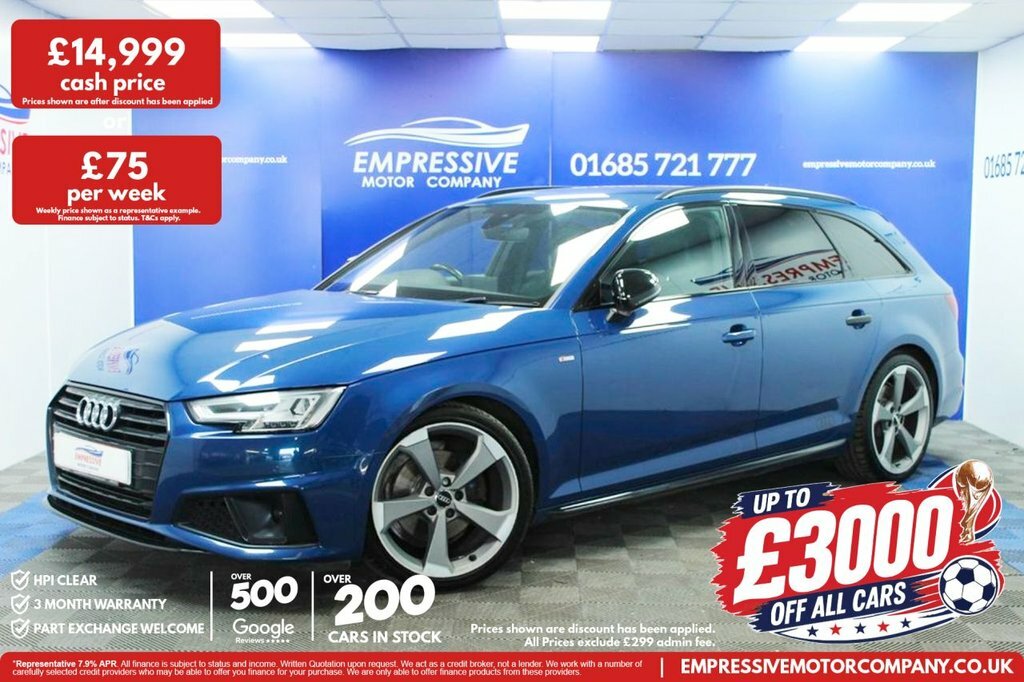 Audi A4 Avant 2L Black Edition Blue