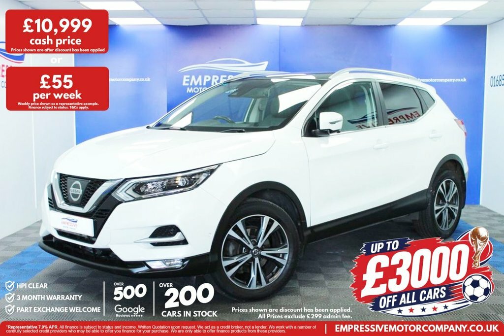 Nissan Qashqai 1.2L Tekna White