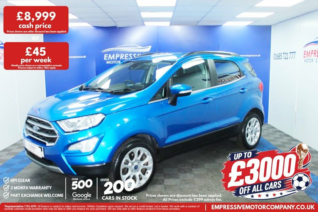 Ford Ecosport 1L Titanium Blue
