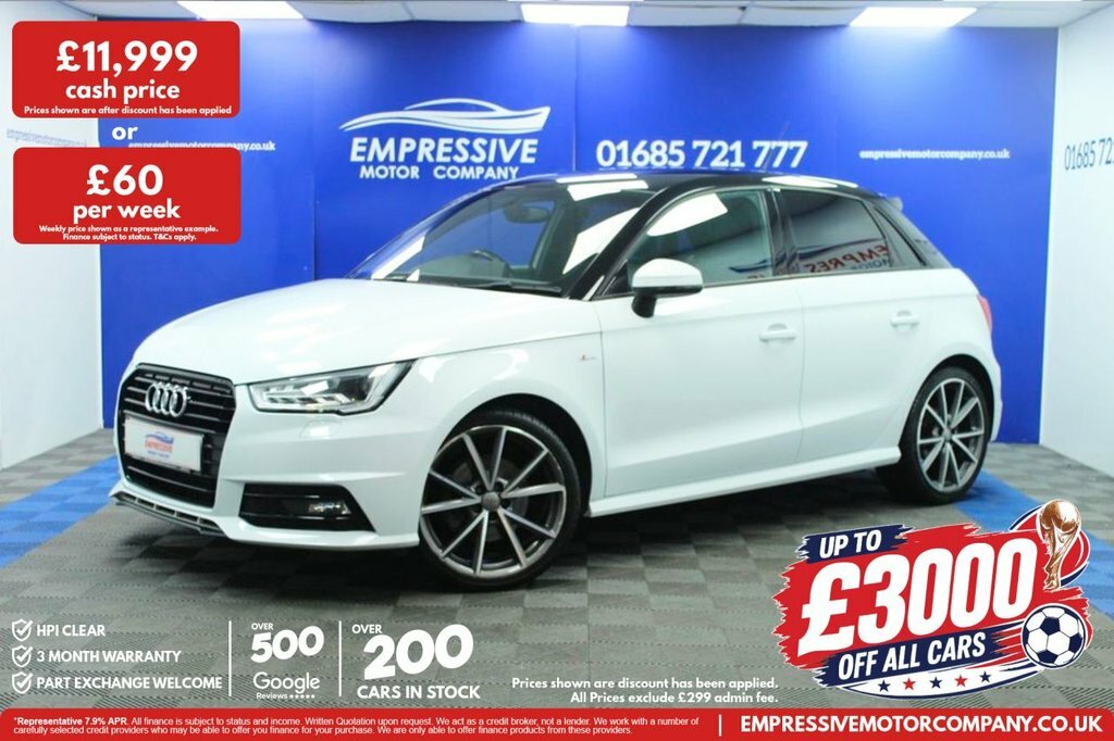 Audi A1 1.4L Black Edition White
