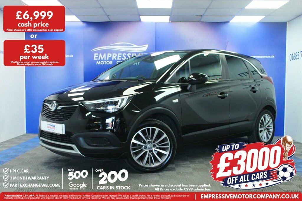 Vauxhall Crossland X 1.2L Sri Nav Black