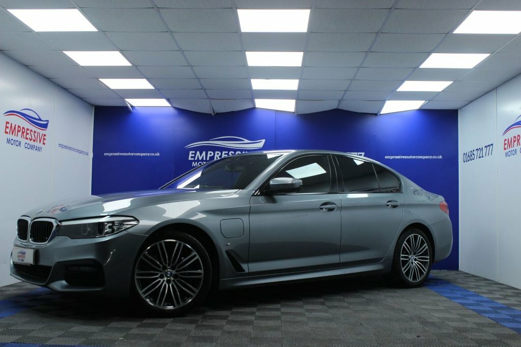 BMW 5 Series 2L 530E M Sport Blue #6