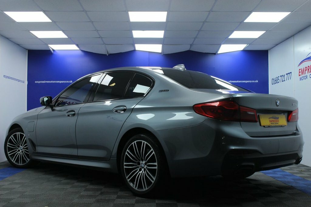 BMW 5 Series 2L 530E M Sport Blue #2