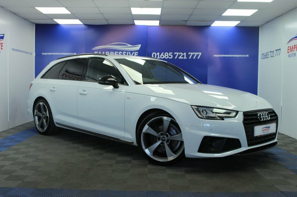 Audi A4 Avant 2L Black Edition White