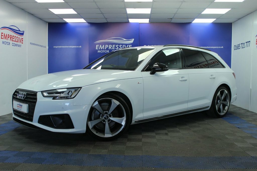 Audi A4 Avant 2L Black Edition White #3