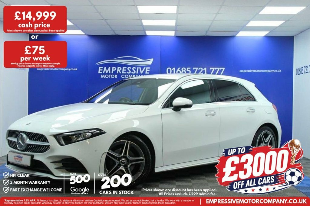Mercedes-Benz A Class 1.5L Amg Line White