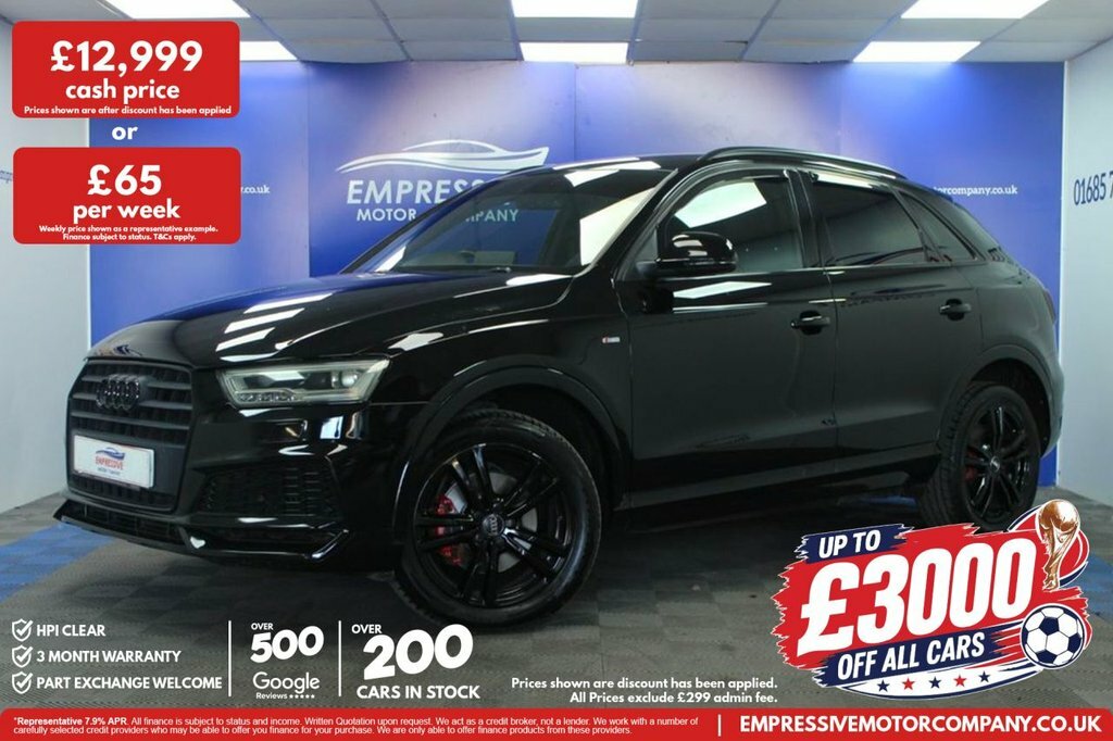 Audi Q3 2L S Line Edition Black