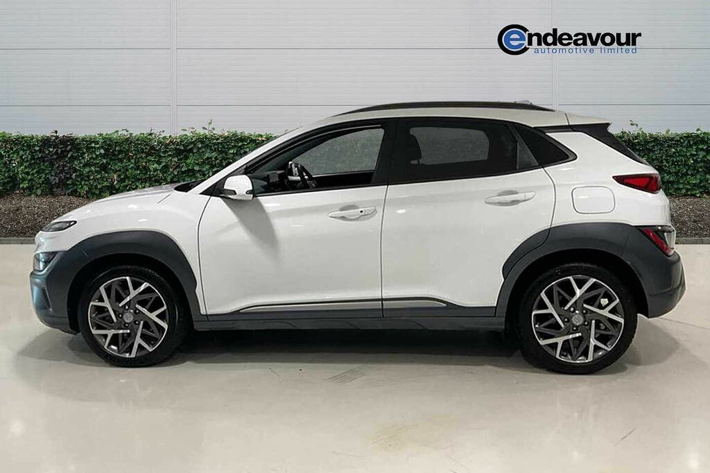 Hyundai Kona 1.6 Gdi Hybrid Premium Dct HG22CRK White #4