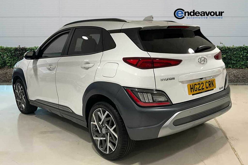 Hyundai Kona 1.6 Gdi Hybrid Premium Dct HG22CRK White #3