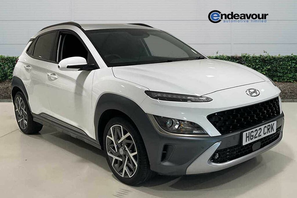 Hyundai Kona 1.6 Gdi Hybrid Premium Dct HG22CRK White