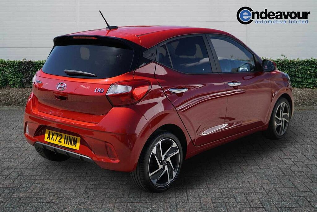Hyundai I10 1.2 Mpi Premium AX72NNM Red #3