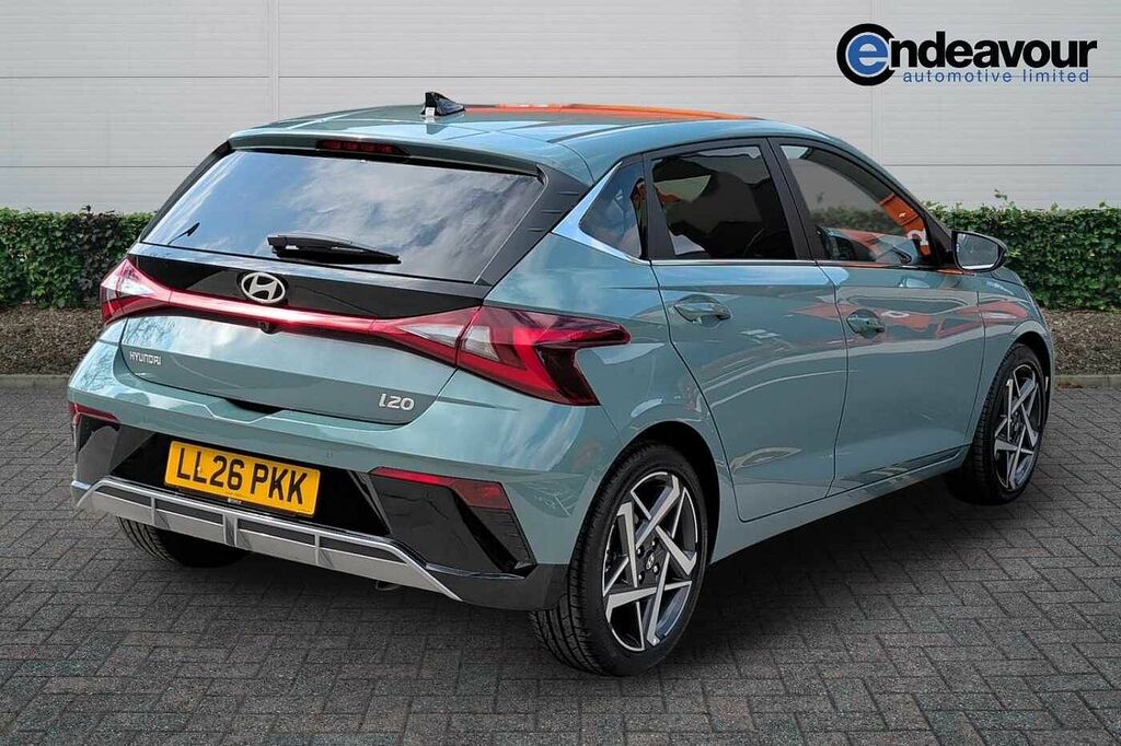 Hyundai I20 1.0T Gdi 90 Tech Line Dct LL26PKK Green #3