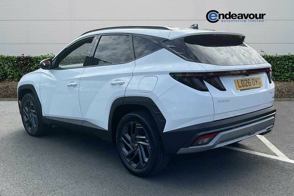 Hyundai Tucson 1.6T 239 Hybrid Black Line LO26OVG White #3
