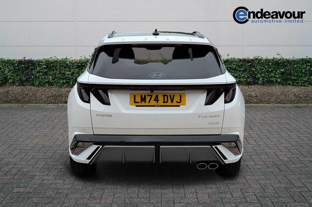 Hyundai Tucson 1.6T Hybrid N Line S LM74DVJ White #4