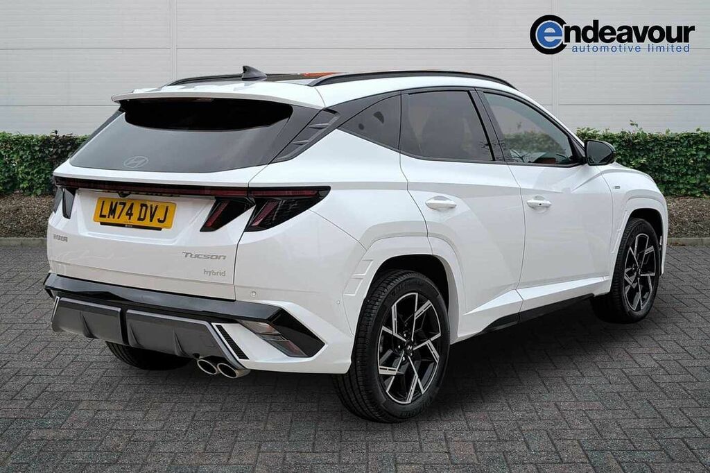 Hyundai Tucson 1.6T Hybrid N Line S LM74DVJ White #3