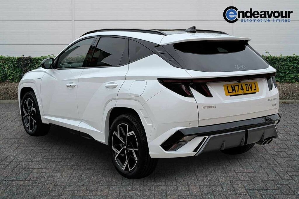 Hyundai Tucson 1.6T Hybrid N Line S LM74DVJ White #5