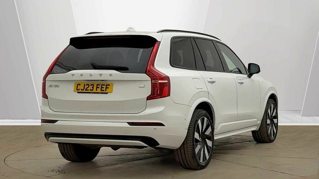 Volvo XC90 Recharge Ultimate, T8 Awd Plug-in Hybrid, White #3