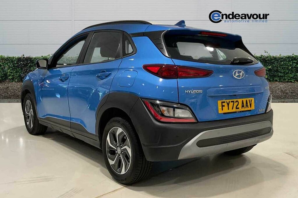 Hyundai Kona 1.6 Gdi Hybrid Se Connect Dct Blue #3