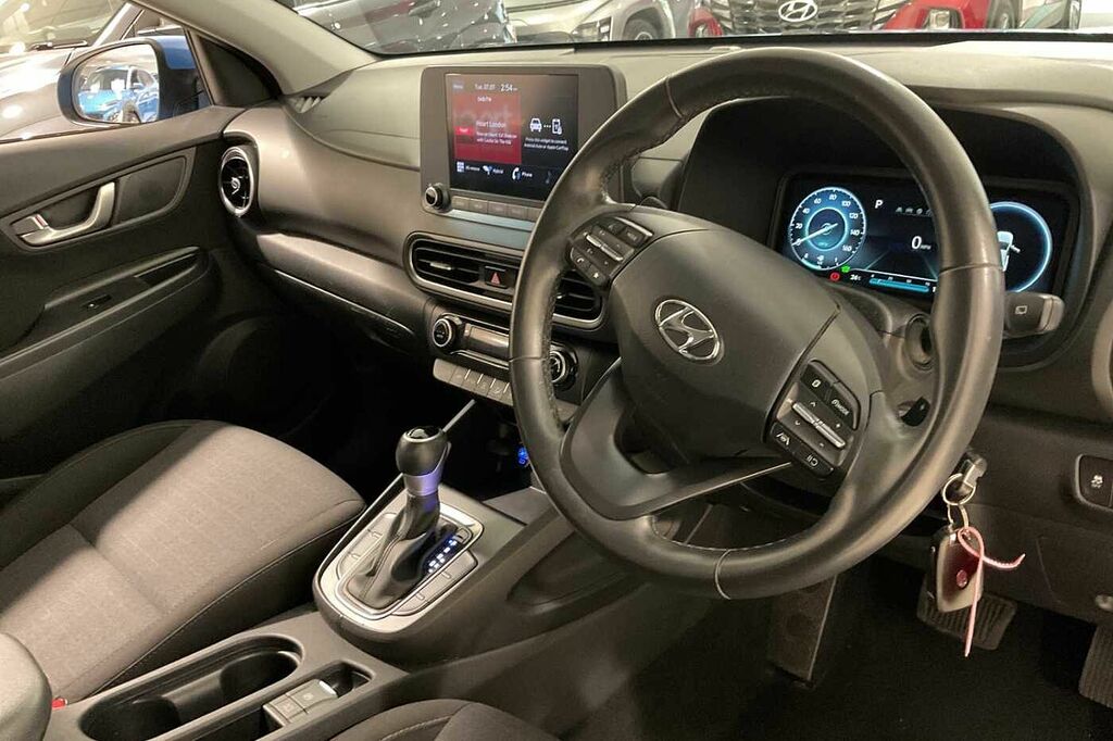 Hyundai Kona 1.6 Gdi Hybrid Se Connect Dct Blue #6