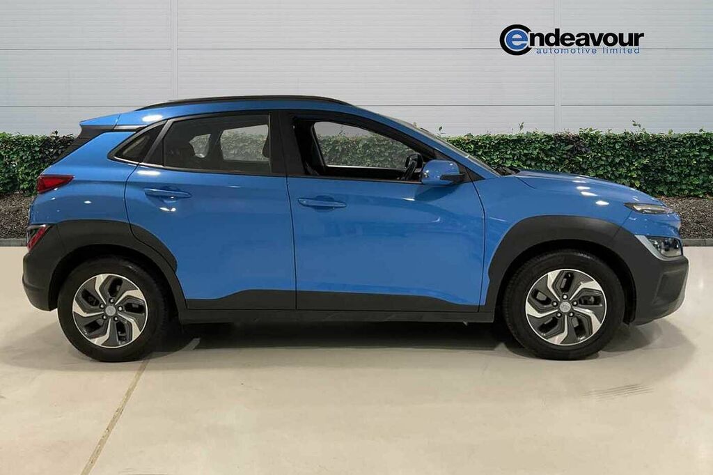Hyundai Kona 1.6 Gdi Hybrid Se Connect Dct Blue #4