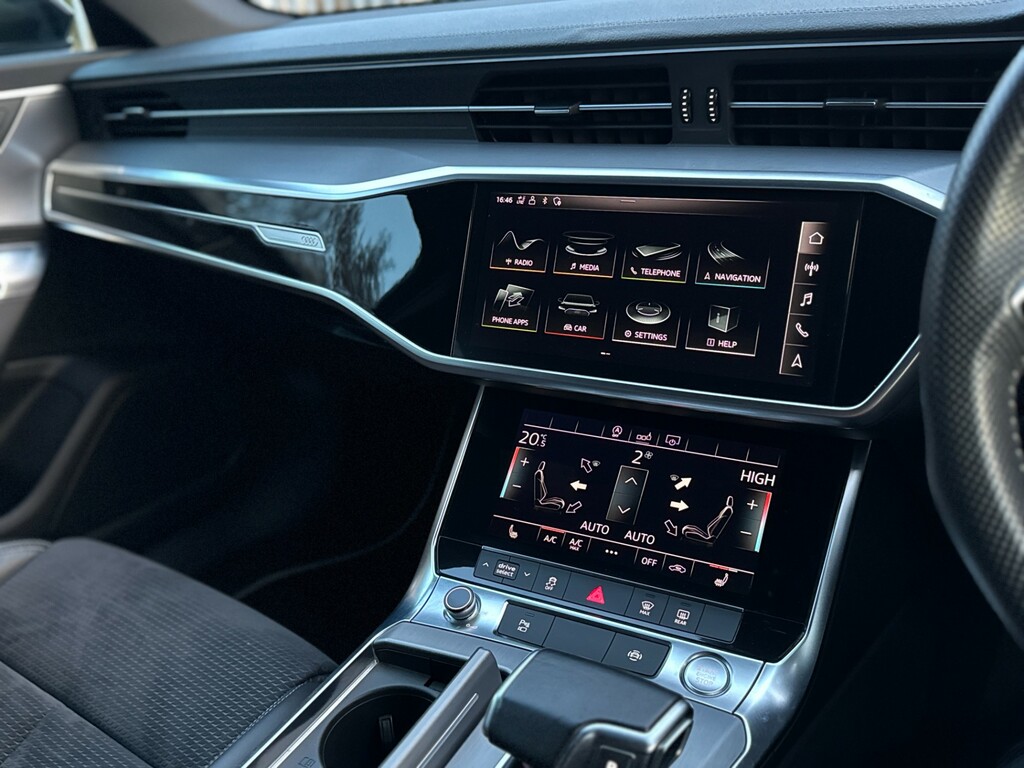 Audi A6 Saloon Sport White #31