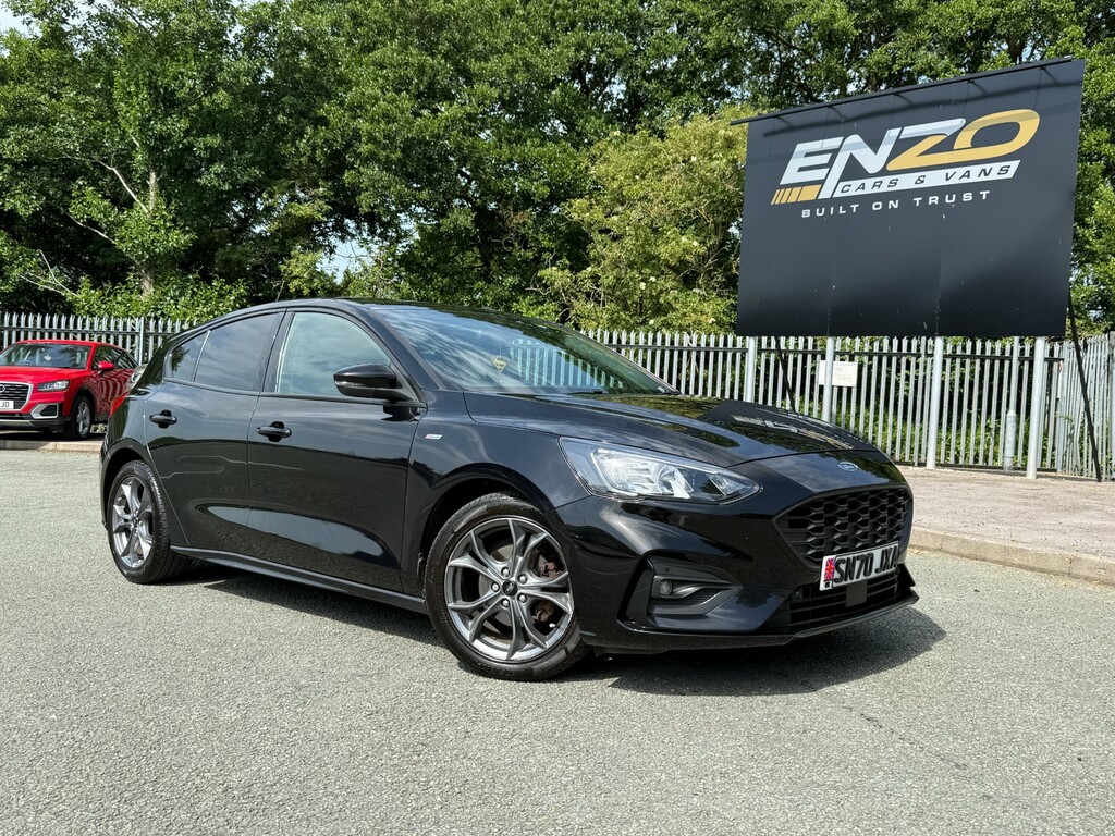 Ford Focus 1.0T Ecoboost St-line Hatchback Eu SN70JXA Black #3
