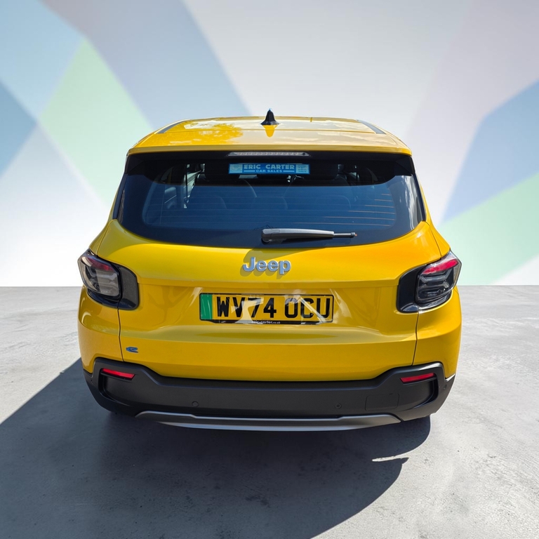Jeep Avenger Ev Longtitude Suv 74 Reg WV74OCU Yellow #2