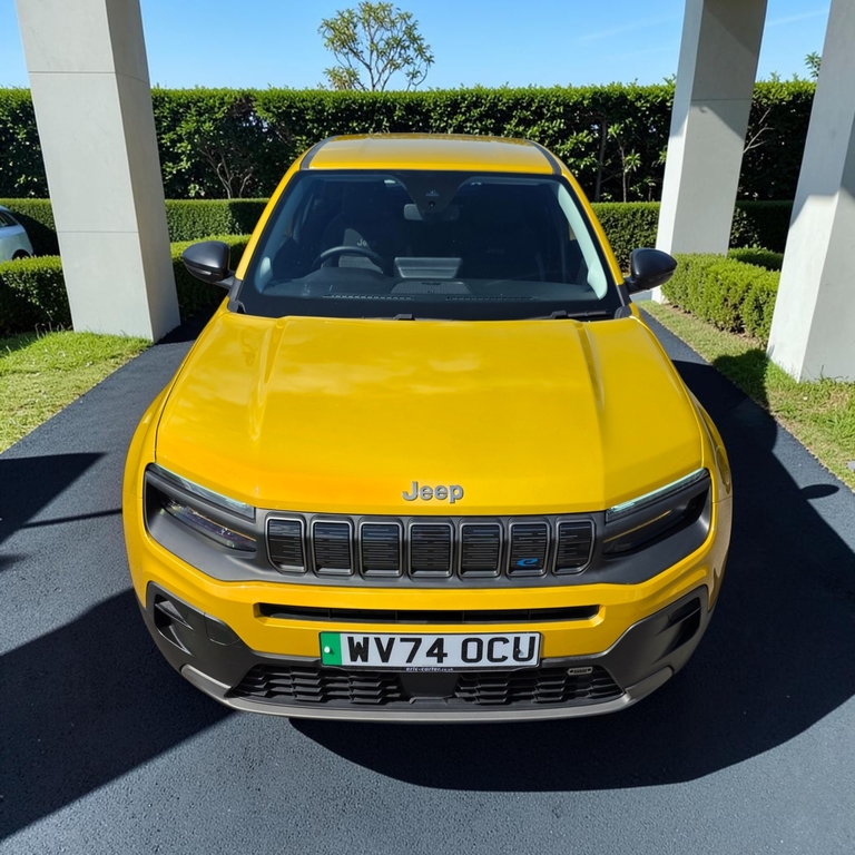 Jeep Avenger Ev Longtitude Suv 74 Reg WV74OCU Yellow #4