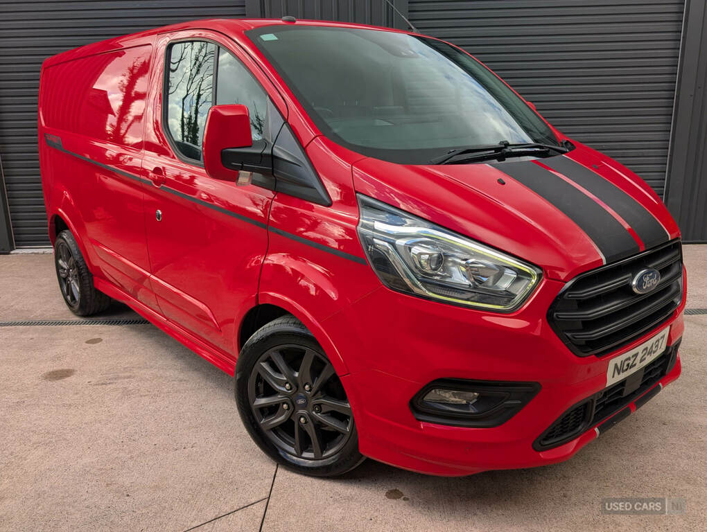 Ford Transit Custom 2.0 Tdci 170Ps Low Roof Sport Van Red
