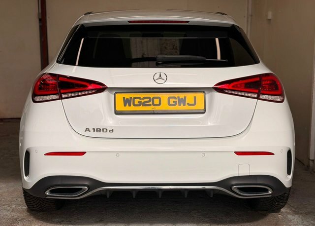 Mercedes-Benz A Class 2020 1.5 A180d Amg Line Executive Hatchback WG20GWJ White #6