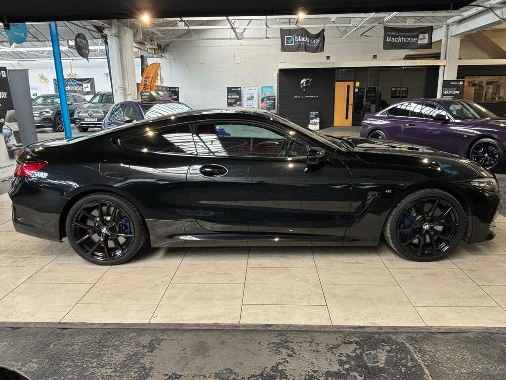 BMW 8 Series 840D Blue #6