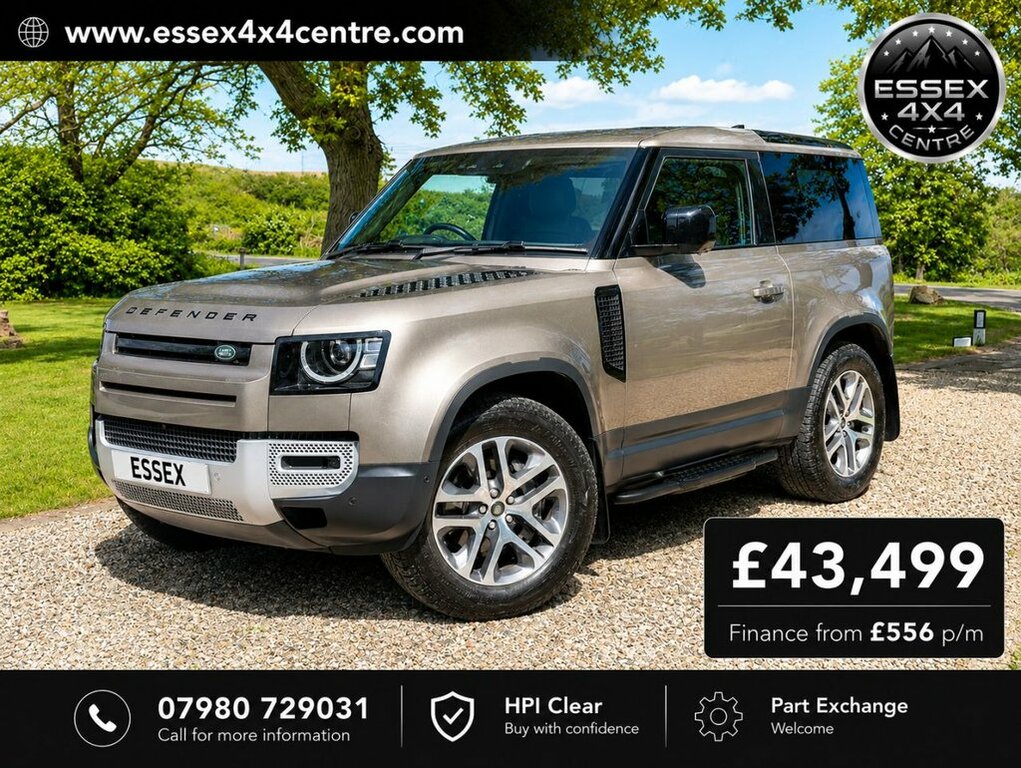 Land Rover Defender 90 3L Hse Silver