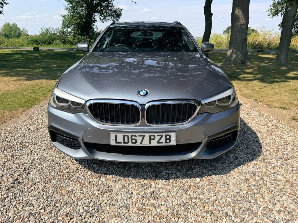 BMW 5 Series 2L M Sport LD67PZB Blue #3