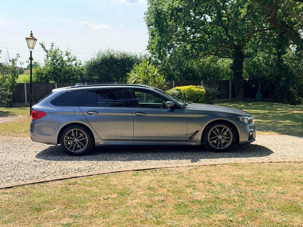BMW 5 Series 2L M Sport LD67PZB Blue #4