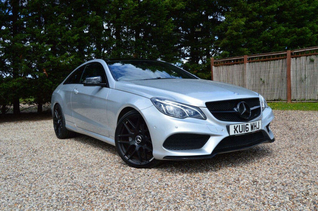 Mercedes-Benz E Class Coupe 3.0 E350d V6 Amg Line Edition 201616 KU16WHJ Silver #4