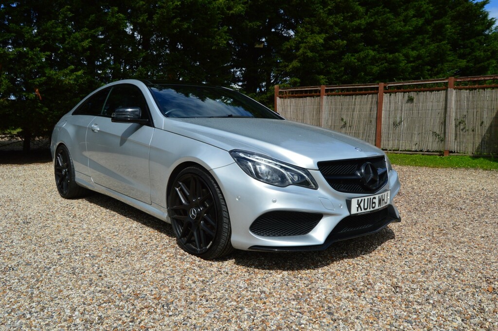 Mercedes-Benz E Class Coupe 3.0 E350d V6 Amg Line Edition 201616 Silver