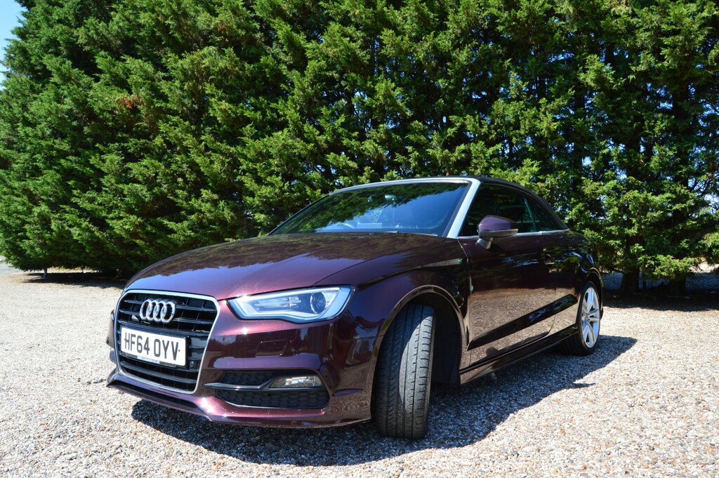 Audi A3 Cabriolet Convertible 1.4 Tfsi Cod S Line 201464 Red #2