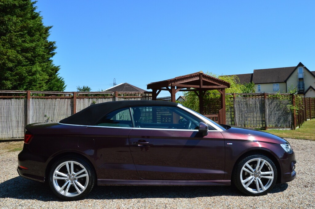 Audi A3 Cabriolet Convertible 1.4 Tfsi Cod S Line 201464 Red #4