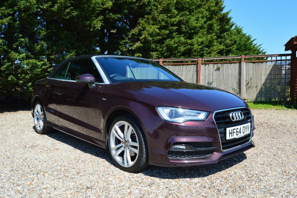 Audi A3 Cabriolet Convertible 1.4 Tfsi Cod S Line 201464 Red