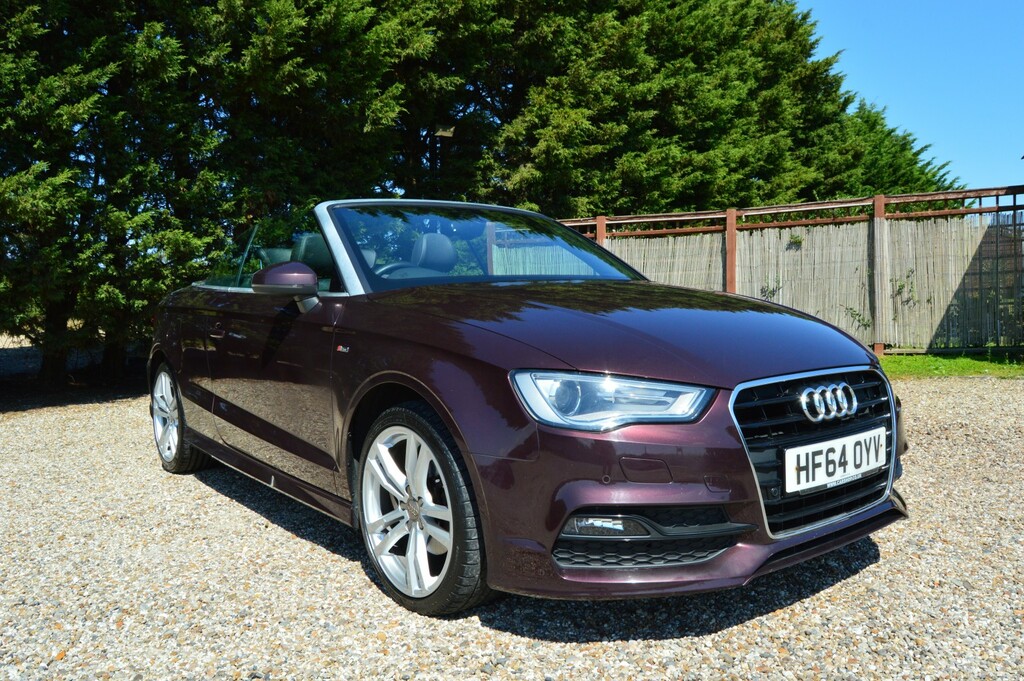 Audi A3 Cabriolet Convertible 1.4 Tfsi Cod S Line 201464 Red #3