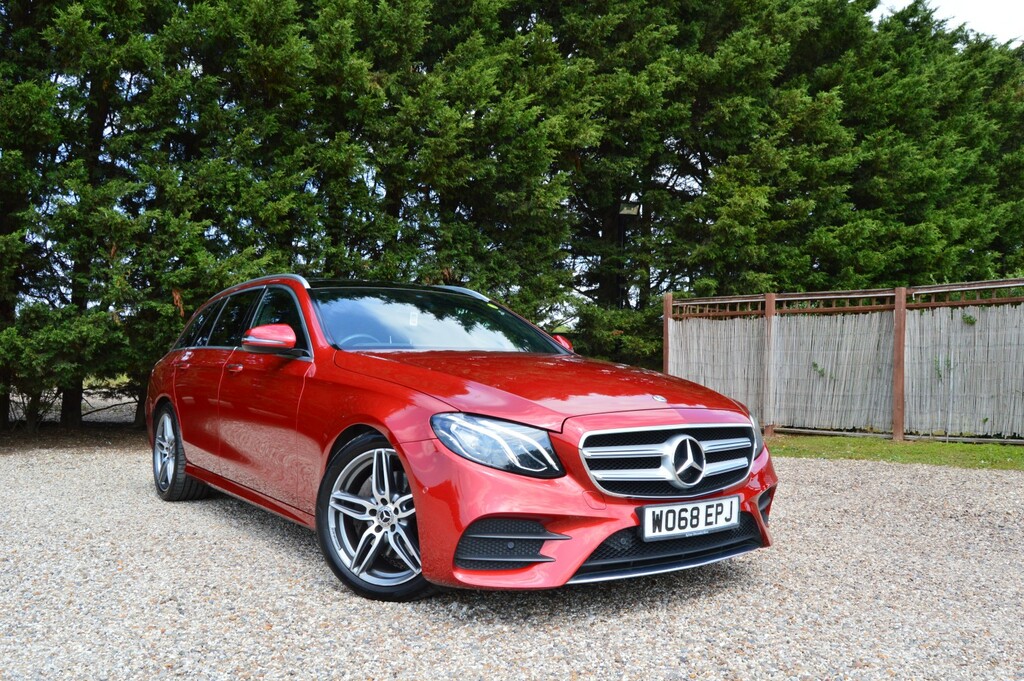 Mercedes-Benz E Class Estate 2.0 E220d Amg Line 201868 WO68EPJ Red #3