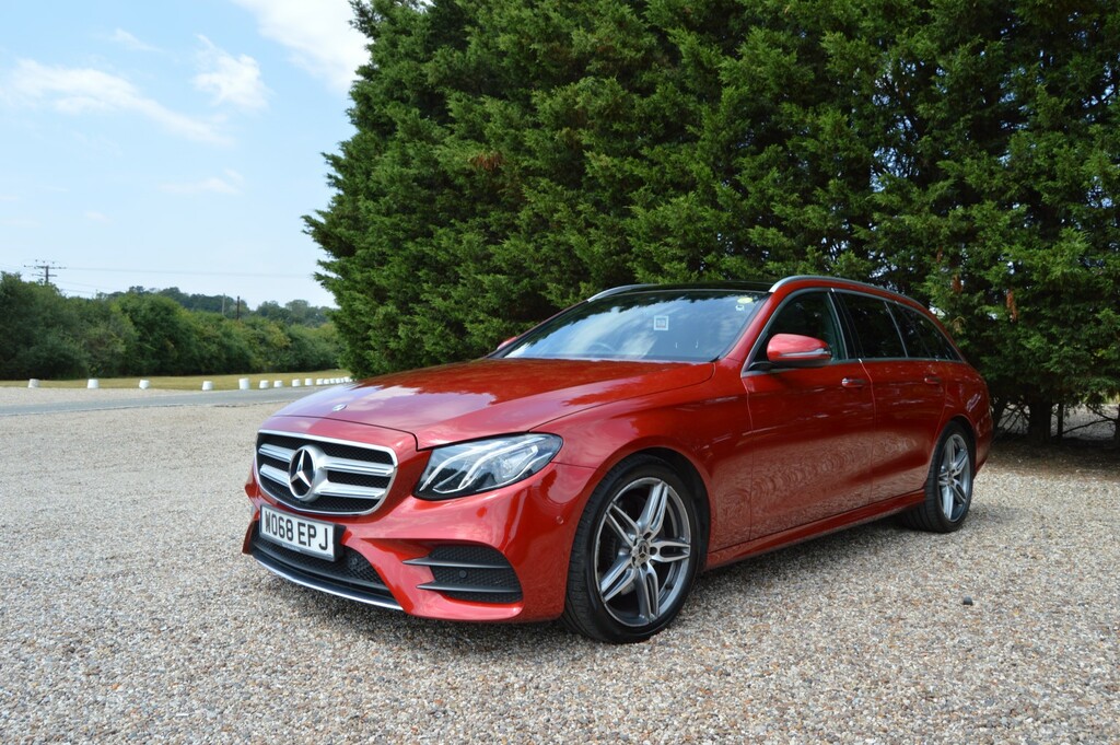 Mercedes-Benz E Class Estate 2.0 E220d Amg Line 201868 WO68EPJ Red #2