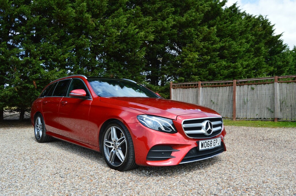 Mercedes-Benz E Class Estate 2.0 E220d Amg Line 201868 Red