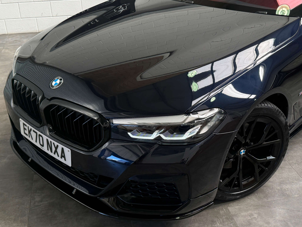 BMW 5 Series 520D Mht M Sport Black #11